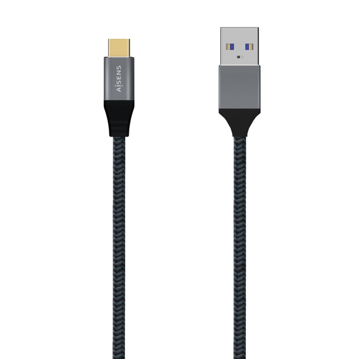 Cablu USB-C Aisens A107-0631 Gri 1 m