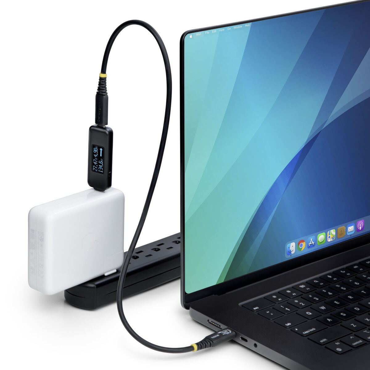 Adaptor USB-C Startech POWER TESTER