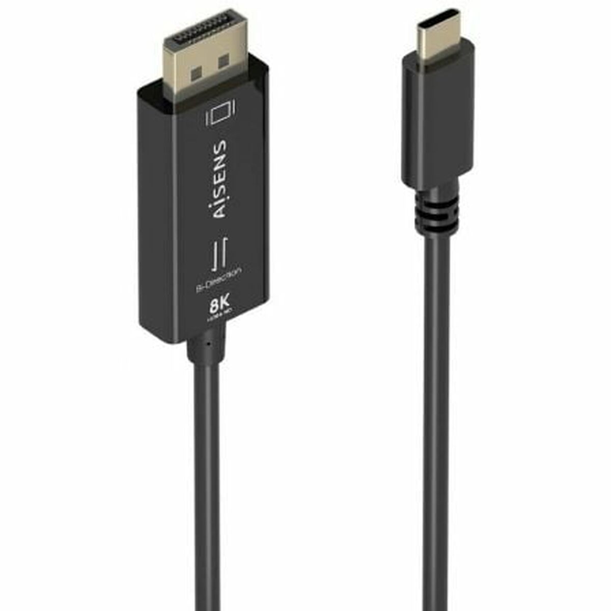 Cablu USB Aisens A109-0879 Negru 1,8 m