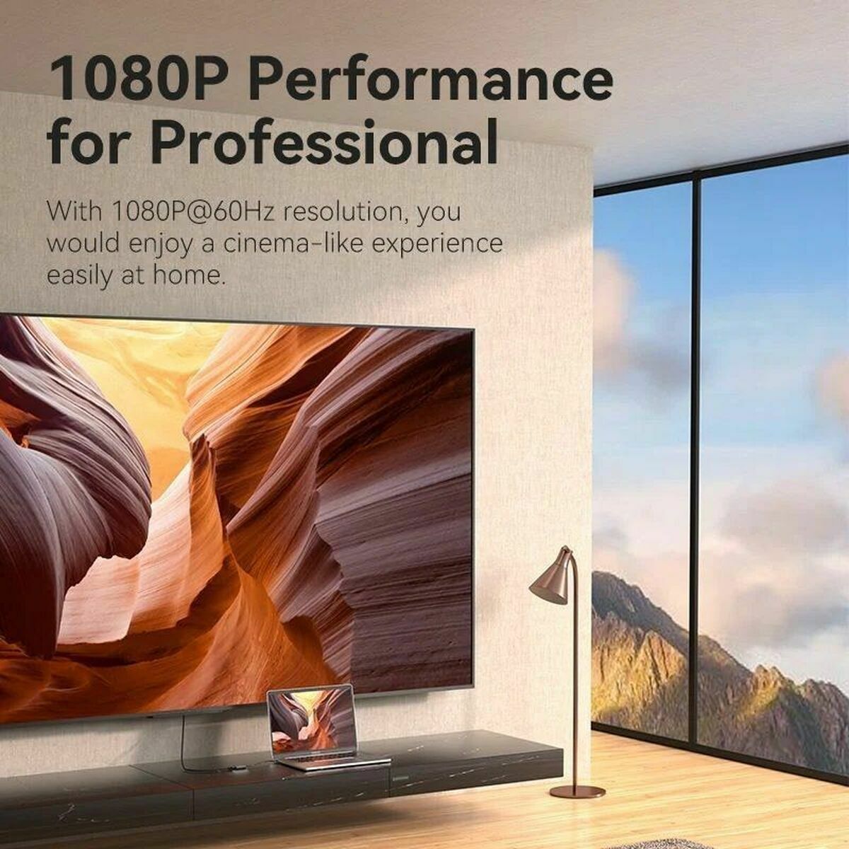 Adaptor USB-C la HDMI Vention 0CABL 15 cm