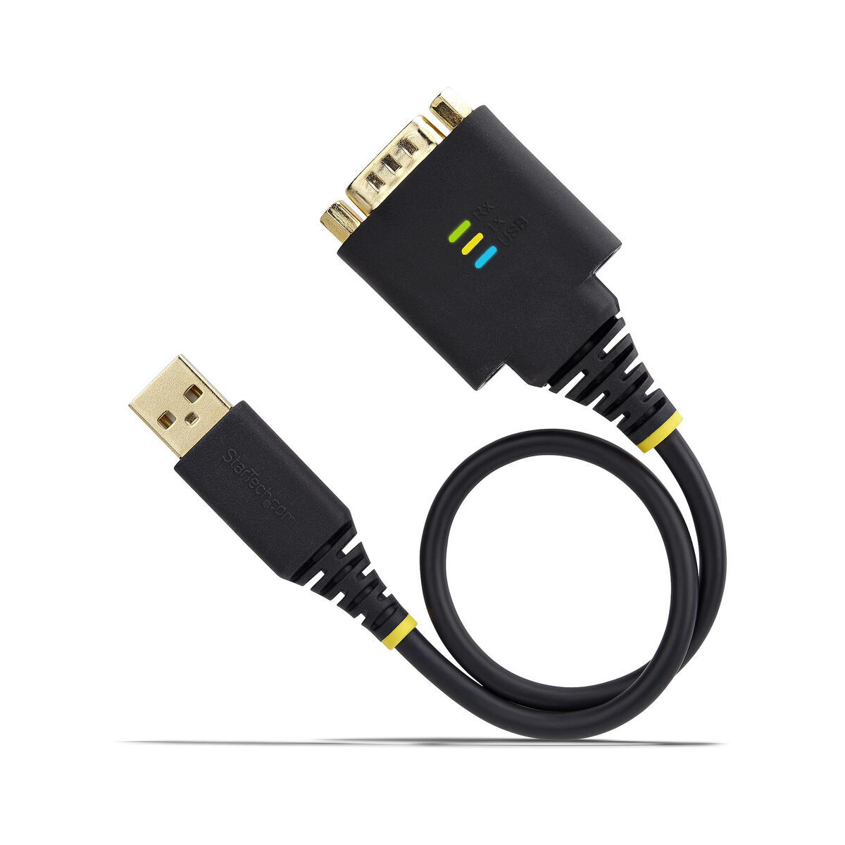 Cablu USB Startech 1P1FFC-USB-SERIAL Negru 30 cm