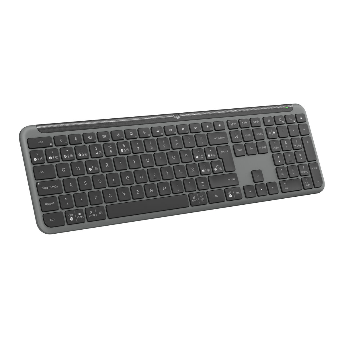 Tastatură Fără Fir Logitech 920-012455 Grafit QWERTY