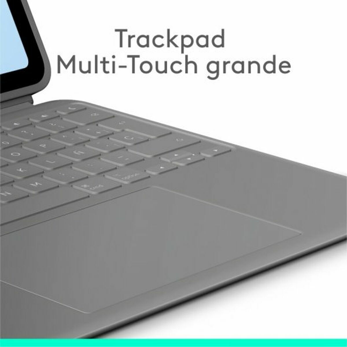 Husă pentru Tabletă Logitech 920-012614 Gri Qwerty Spaniolă