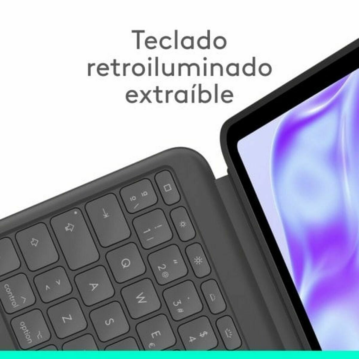 Husă pentru Tabletă și Tastatură Logitech 920-012667 Grafit QWERTY
