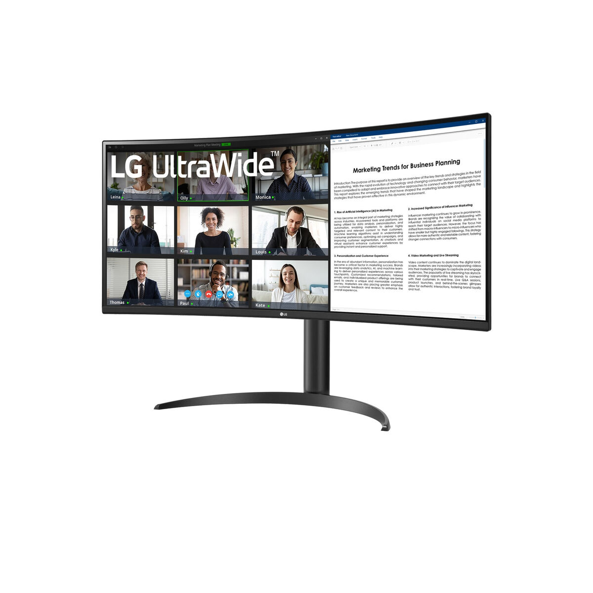 Monitor LG 34WR50QK-B 34" 4K Ultra HD LCD Wide Quad HD