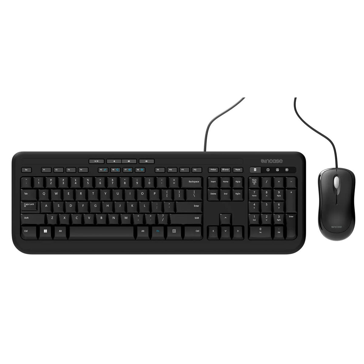 Tastatură și Mouse Incase APB-00008 Negru Germană QWERTY