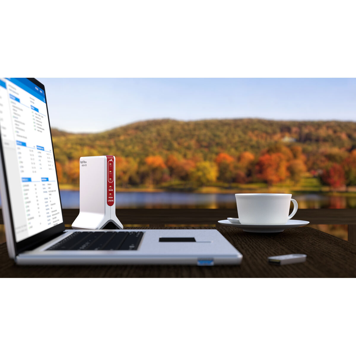 Router AVM 20003056 Alb Ethernet LAN Wi-Fi