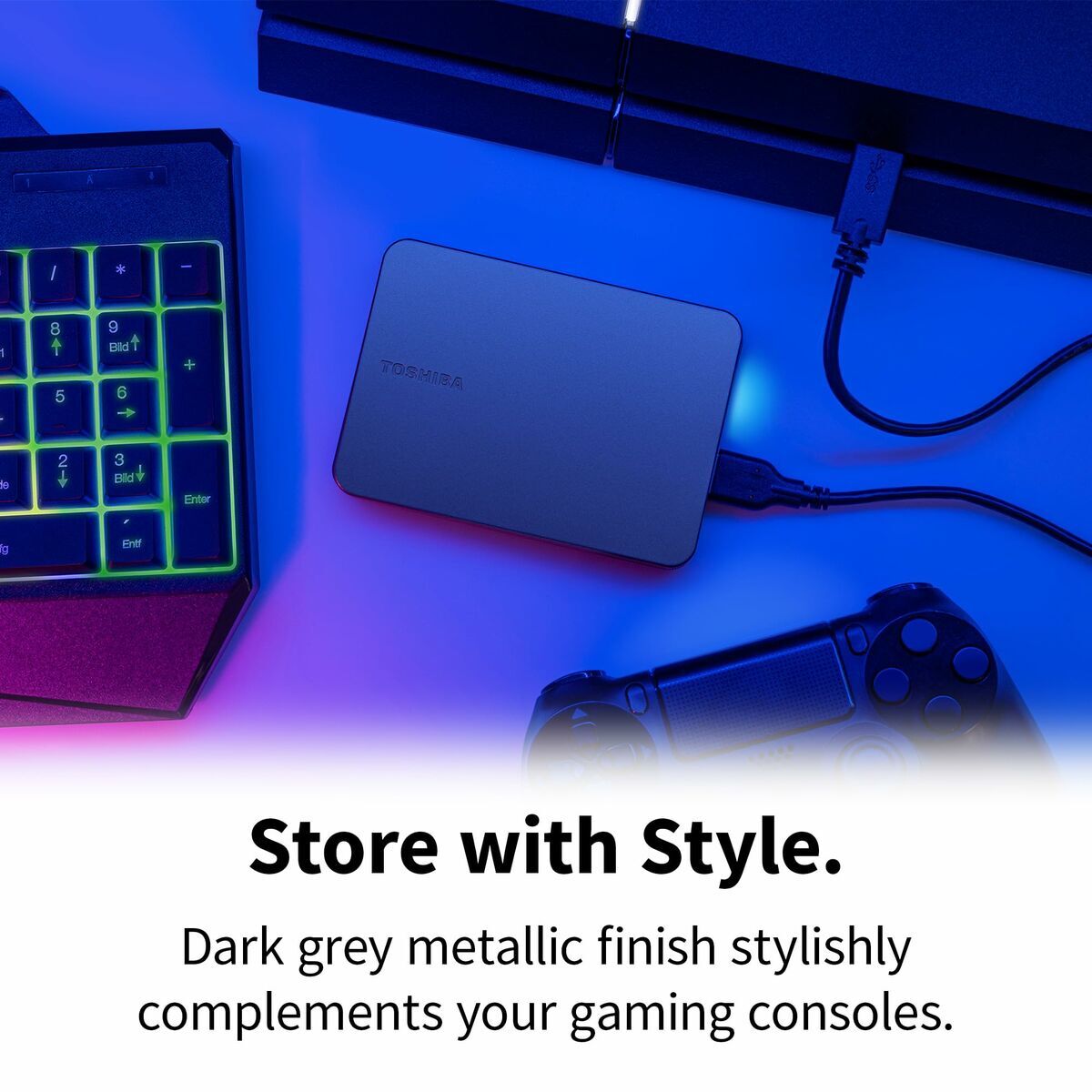Hard disk Extern Toshiba HDTX220EK3AA Negru 2 TB HDD Scoică HDD
