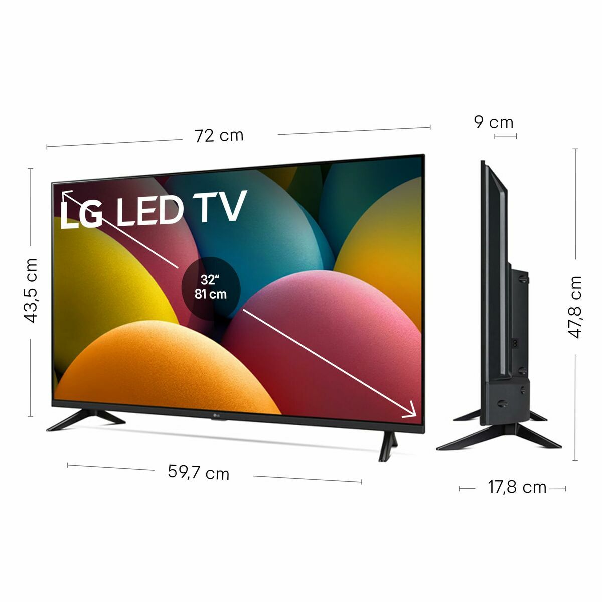 Smart TV LG 32LR60006LA.AEUQ Full HD 32" LED
