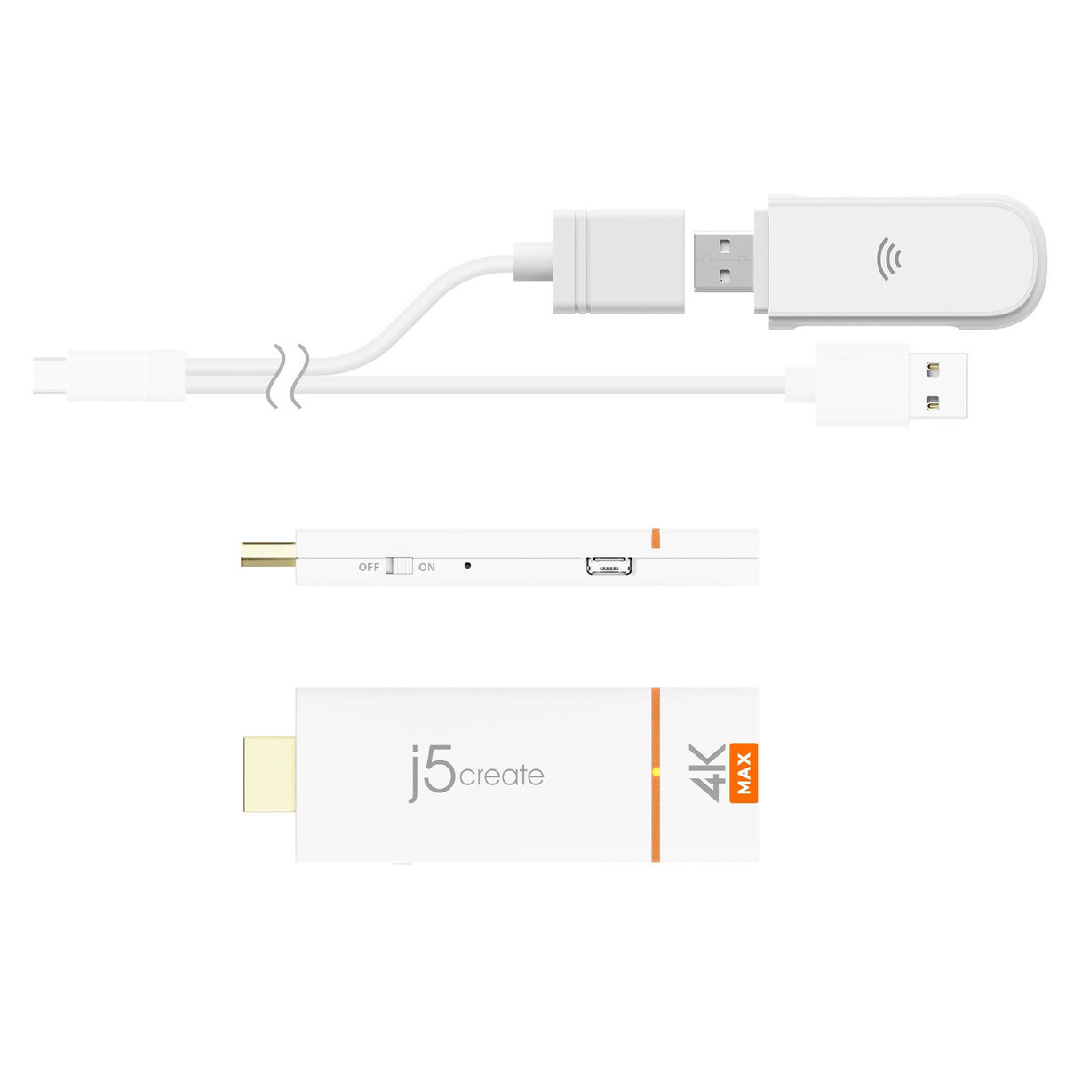 Cablu VGA j5create JVAW76MAX-N Alb 1 m