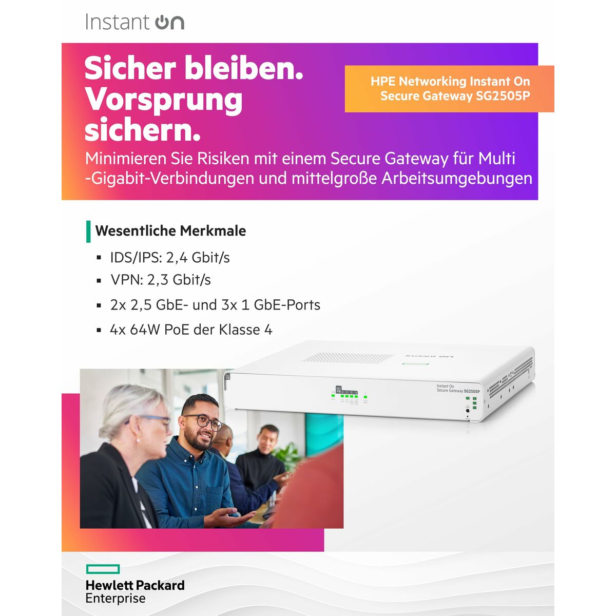 Router HPE S0G34A Alb USB 2.0