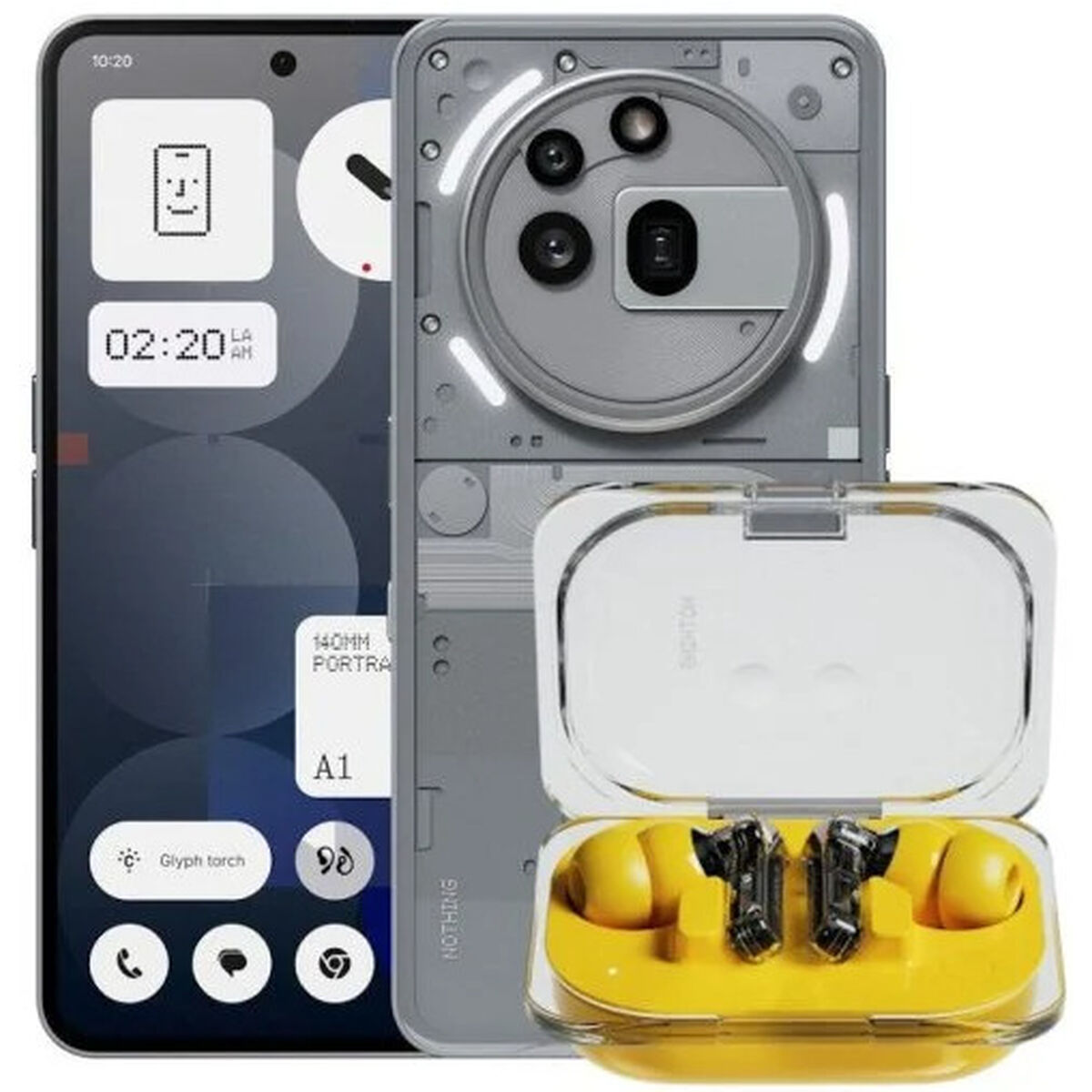 Smartphone Nothing A10400167-BUNDLE2 12 GB RAM 256 GB Galben Gri