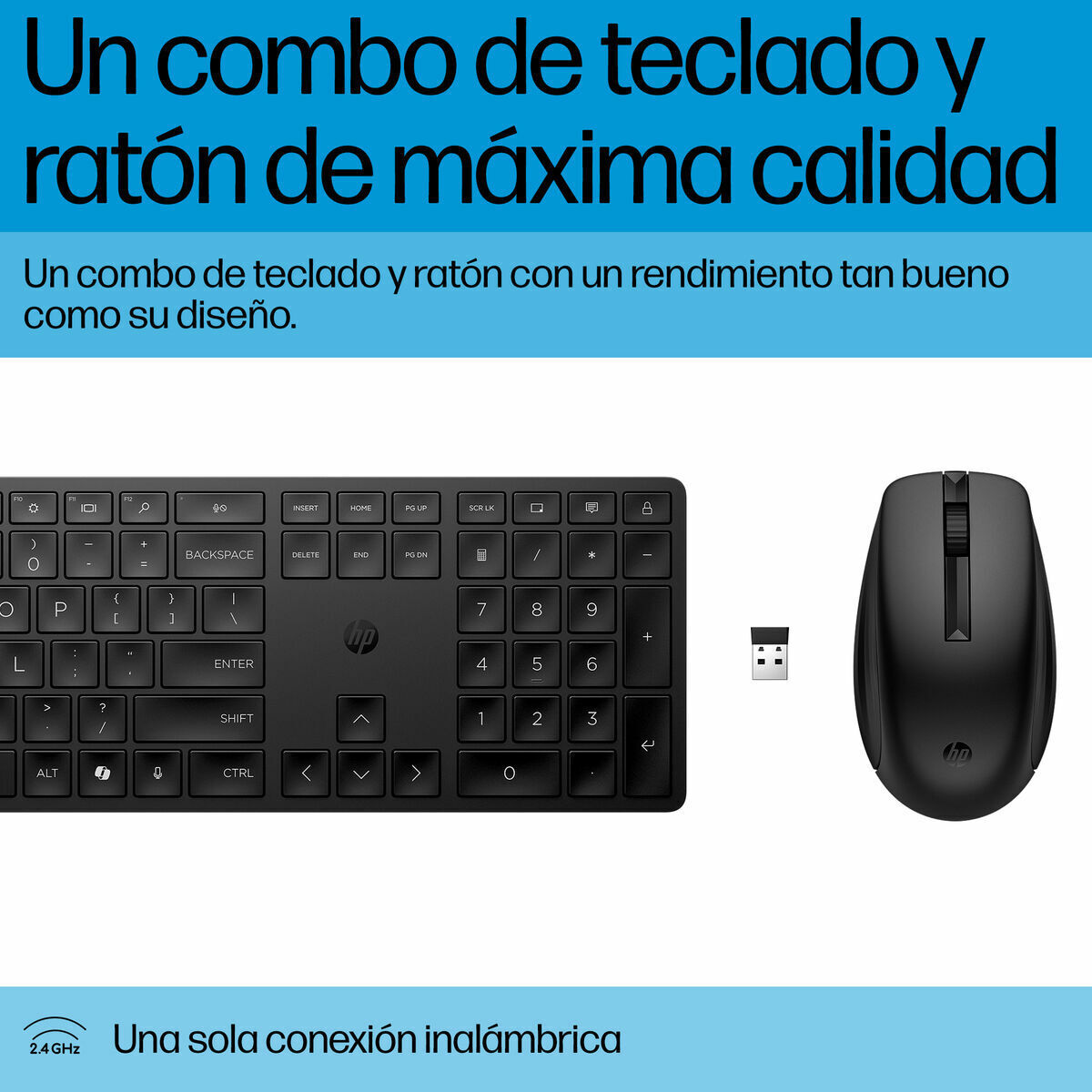 Tastatură și Mouse HP 4R009UT#ABE Negru