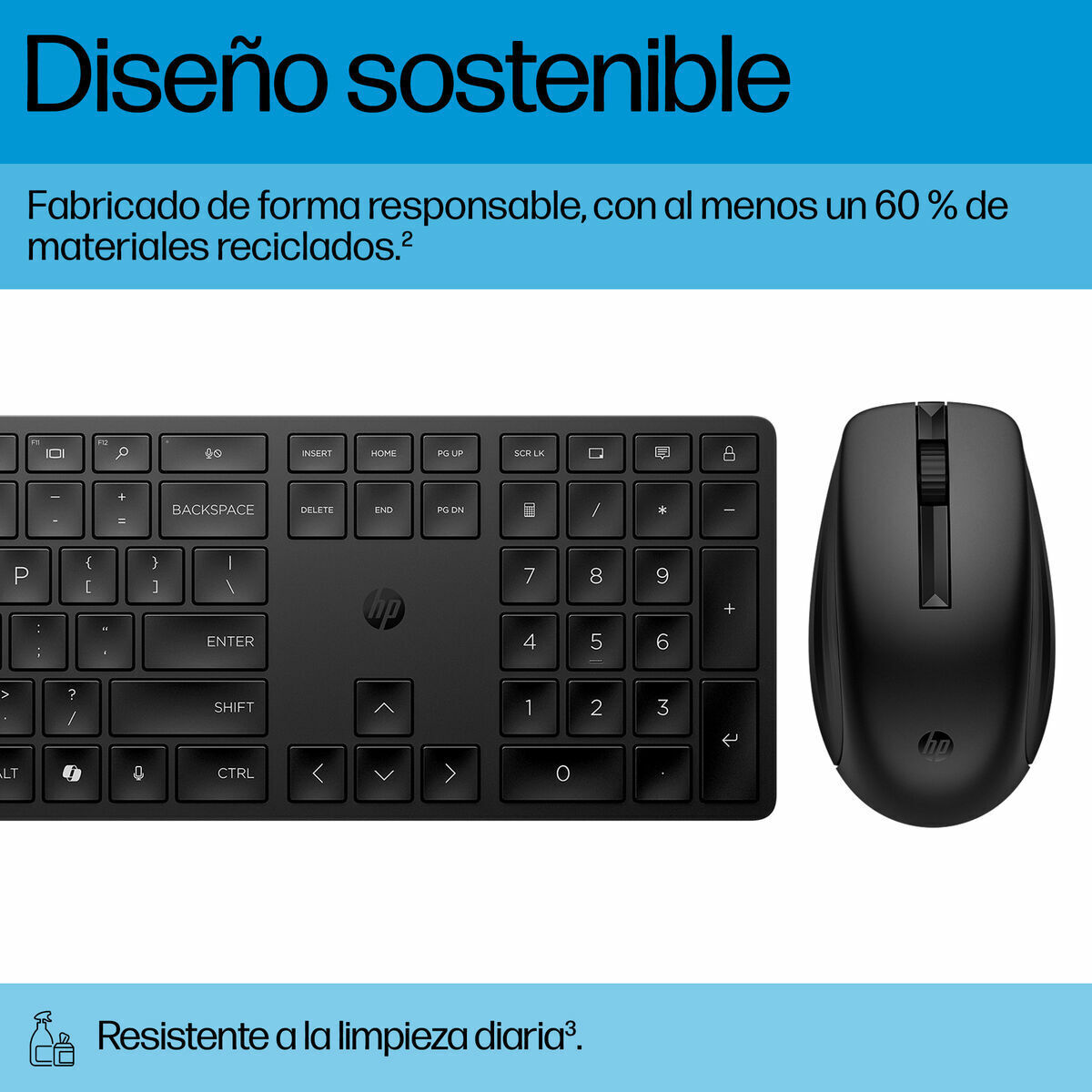 Tastatură și Mouse HP 4R009UT#ABE Negru