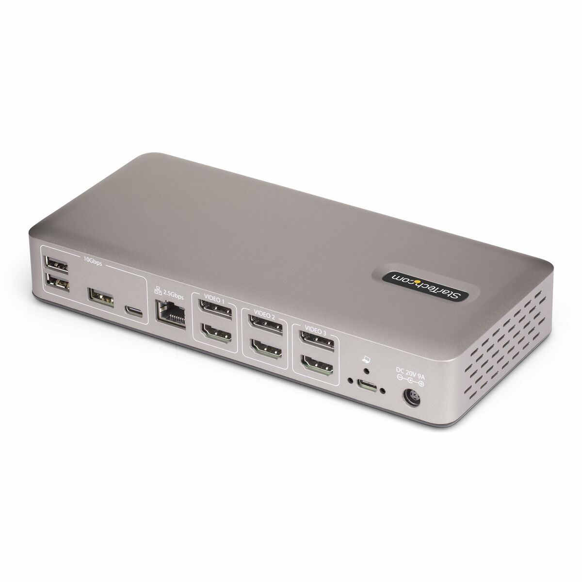 Hub USB Startech 150UE-USB4DOCKTRIPLE Gri