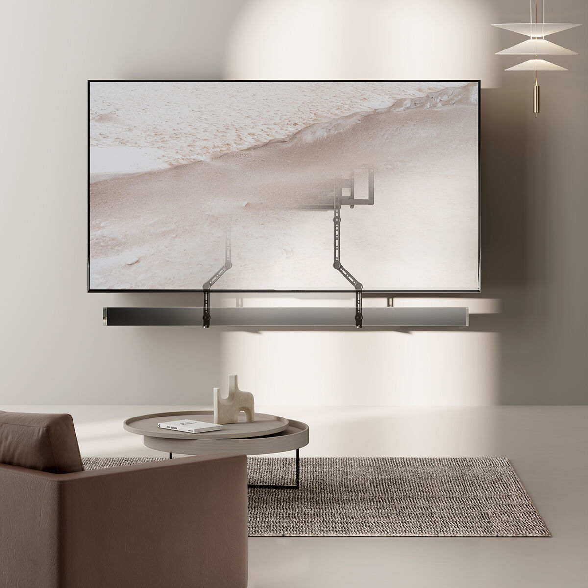 Suport reglabil Aisens SPK04U-377 Negru