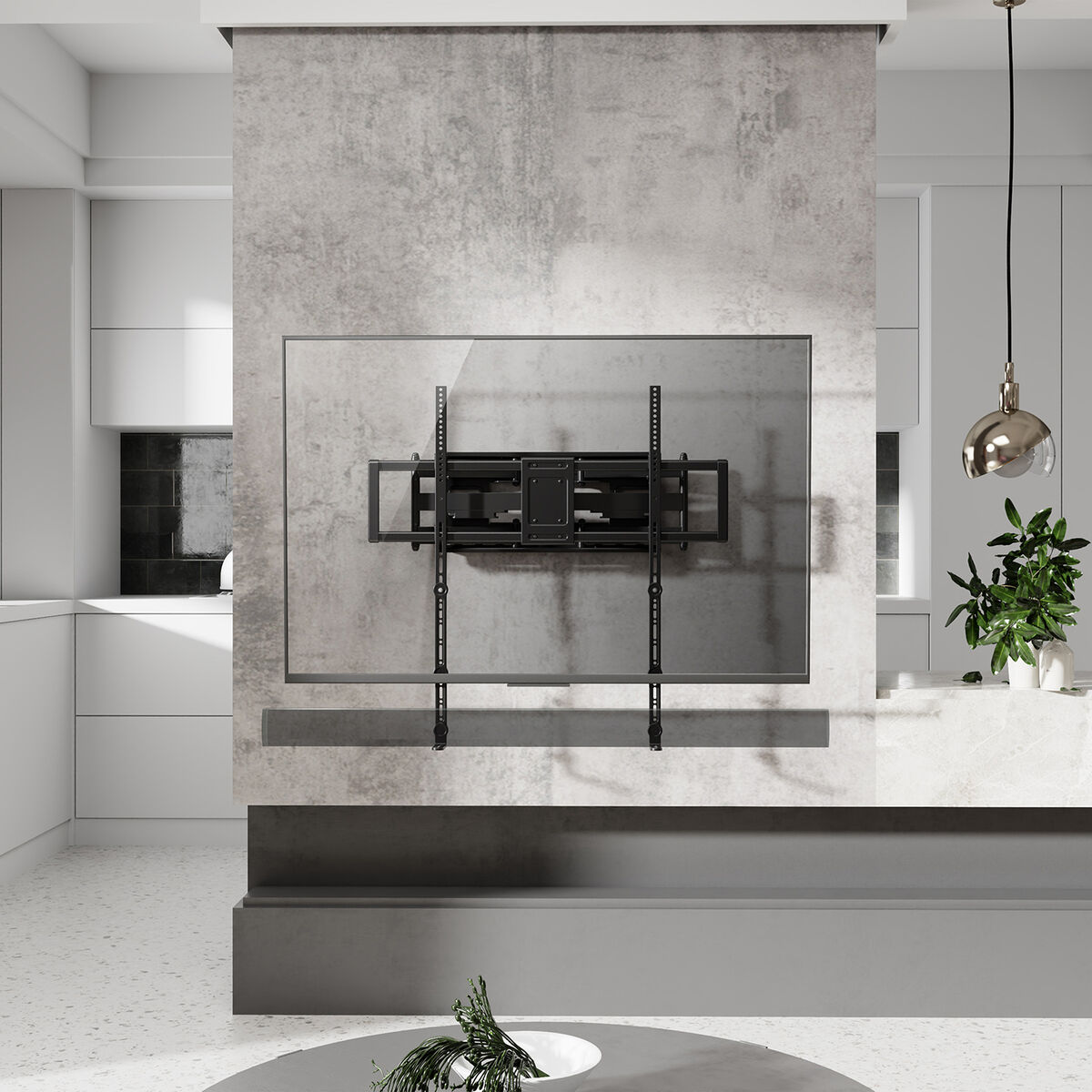 Suport reglabil Aisens SPK03U-375 Negru