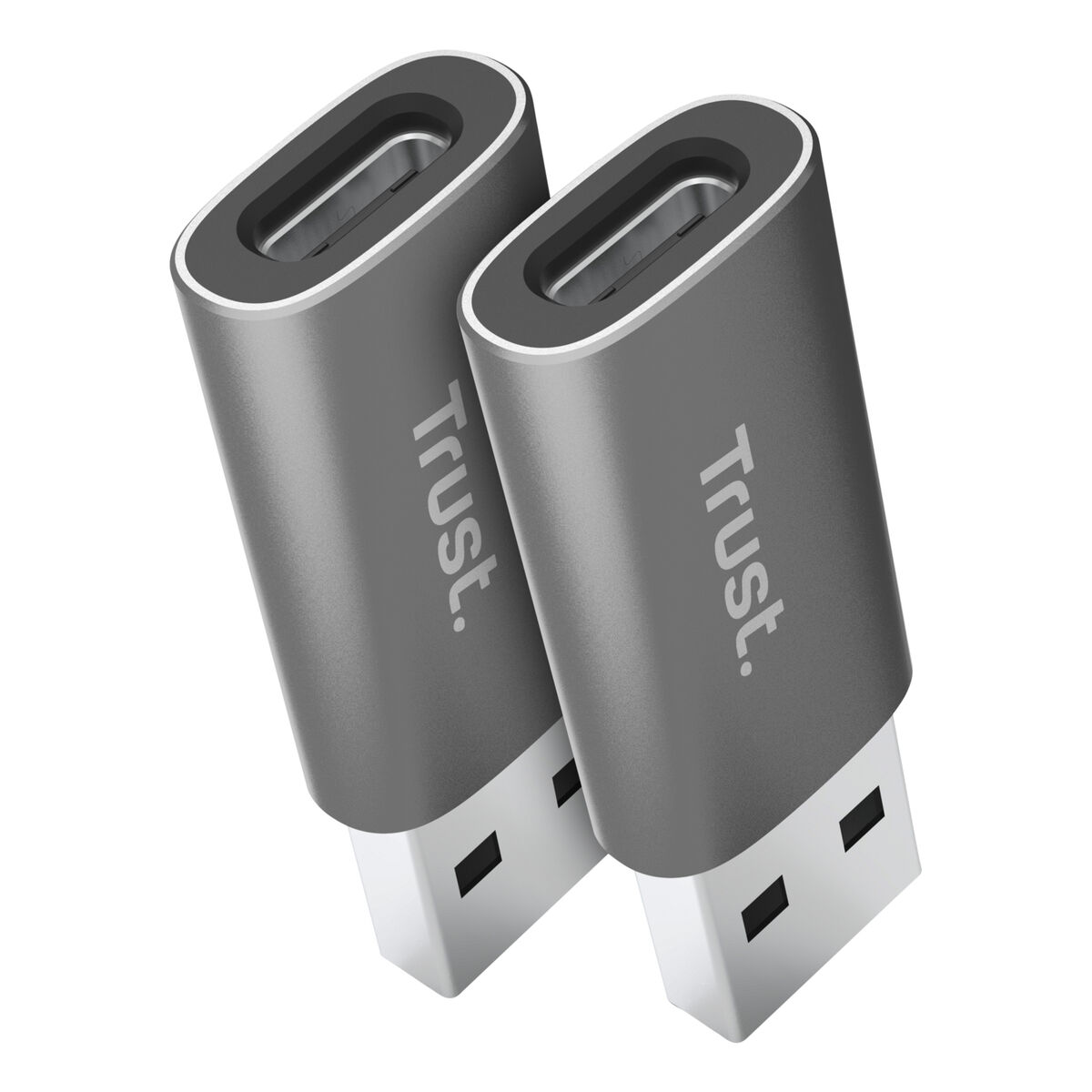 Adaptor USB Trust 25573 Gri (2 Unități)