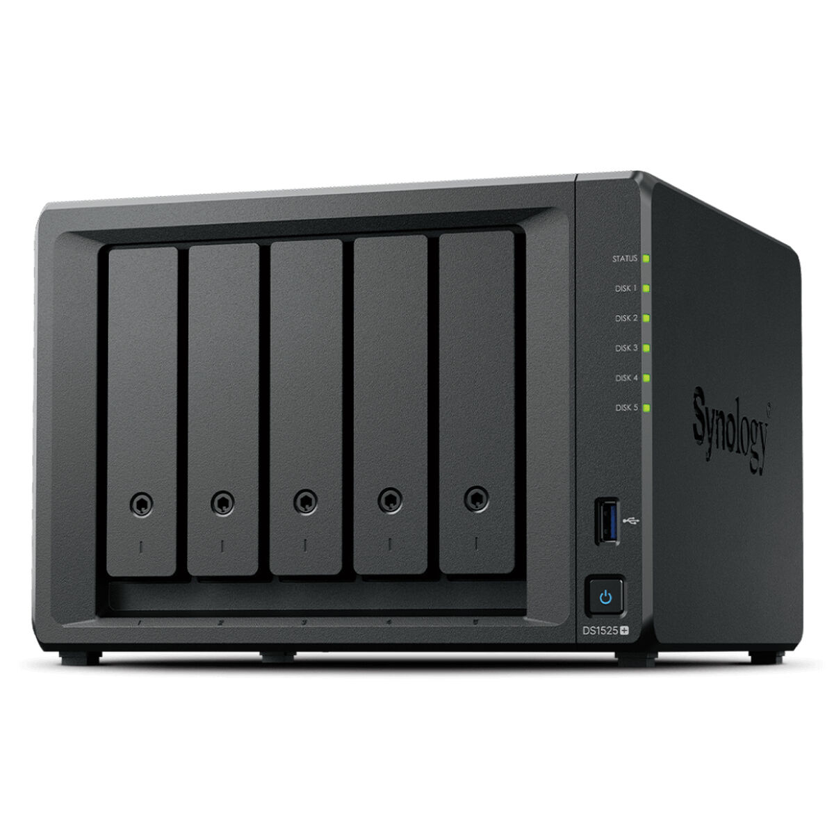 Stocare în Rețea NAS Synology DS1525+ Negru AMD Ryzen V1500B
