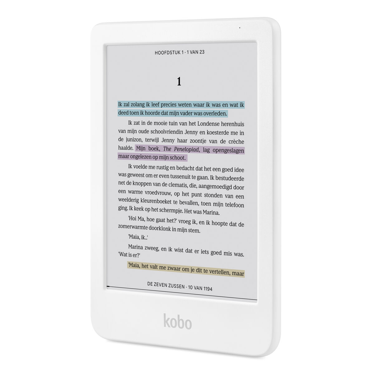 eBook Kobo N367-KU-WH-K-CK Alb 16 GB 6"