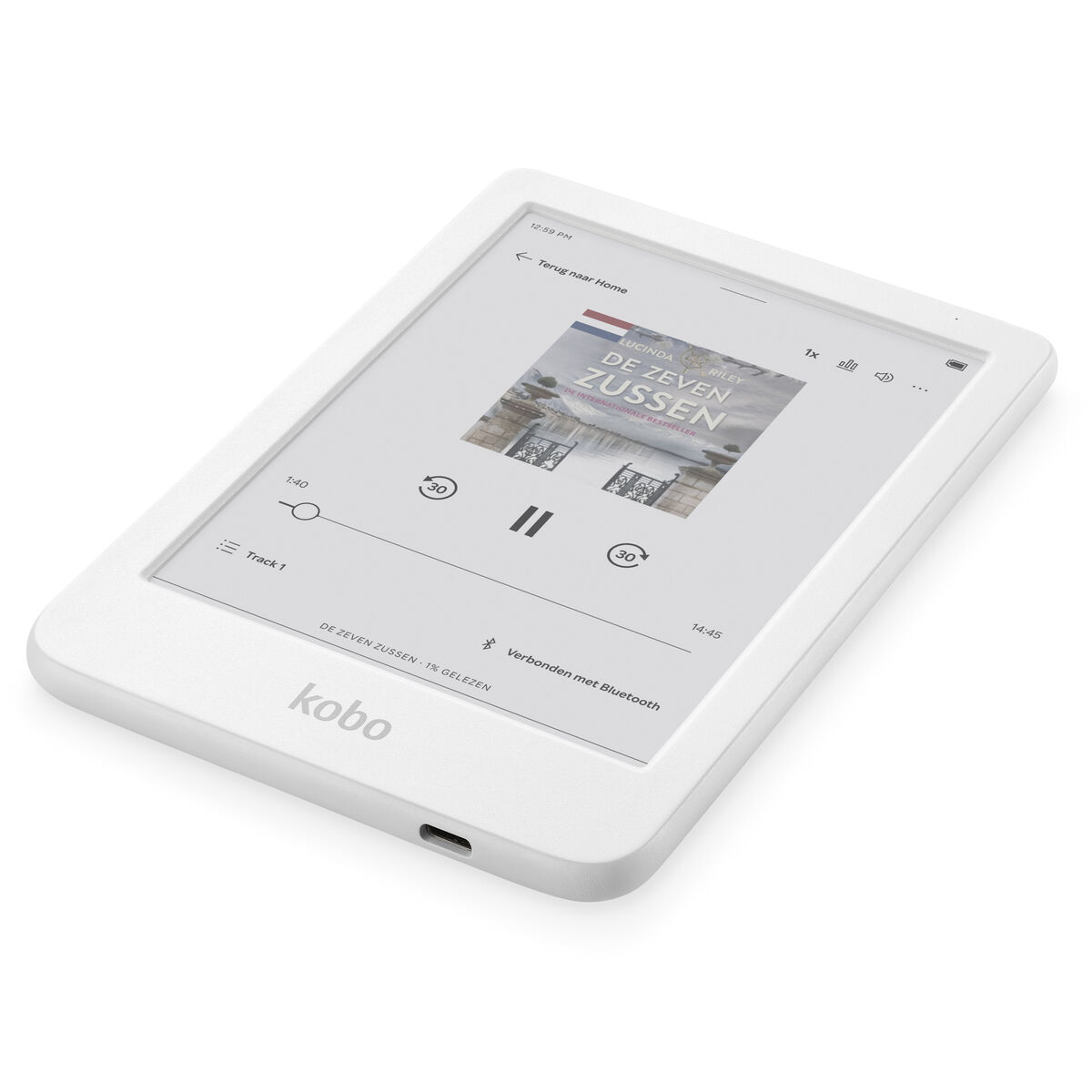 eBook Kobo N367-KU-WH-K-CK Alb 16 GB 6"