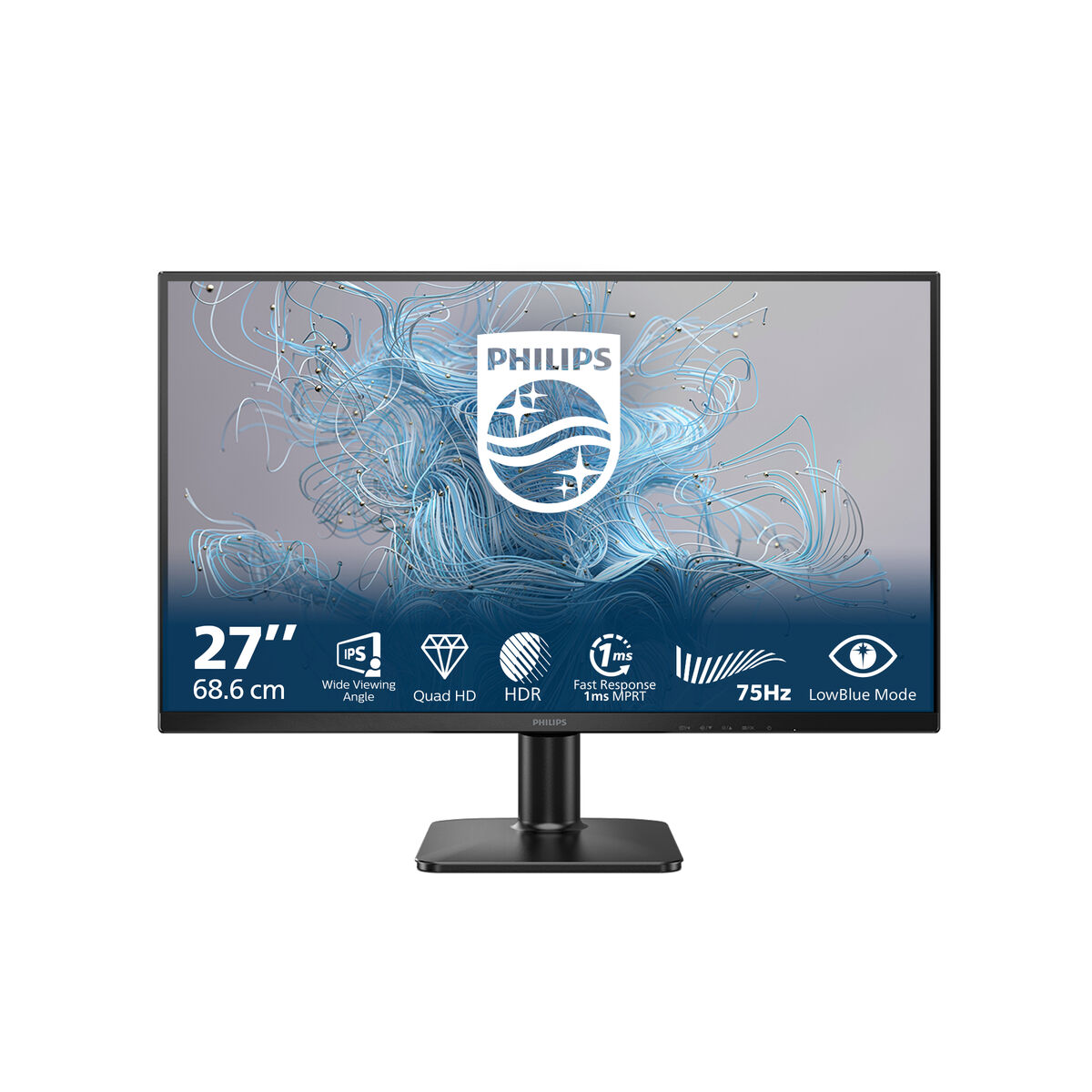 Monitor Gaming Philips 27 IPS 2560X1440 QHD 16:9 75HZ MNTR Quad HD 27"