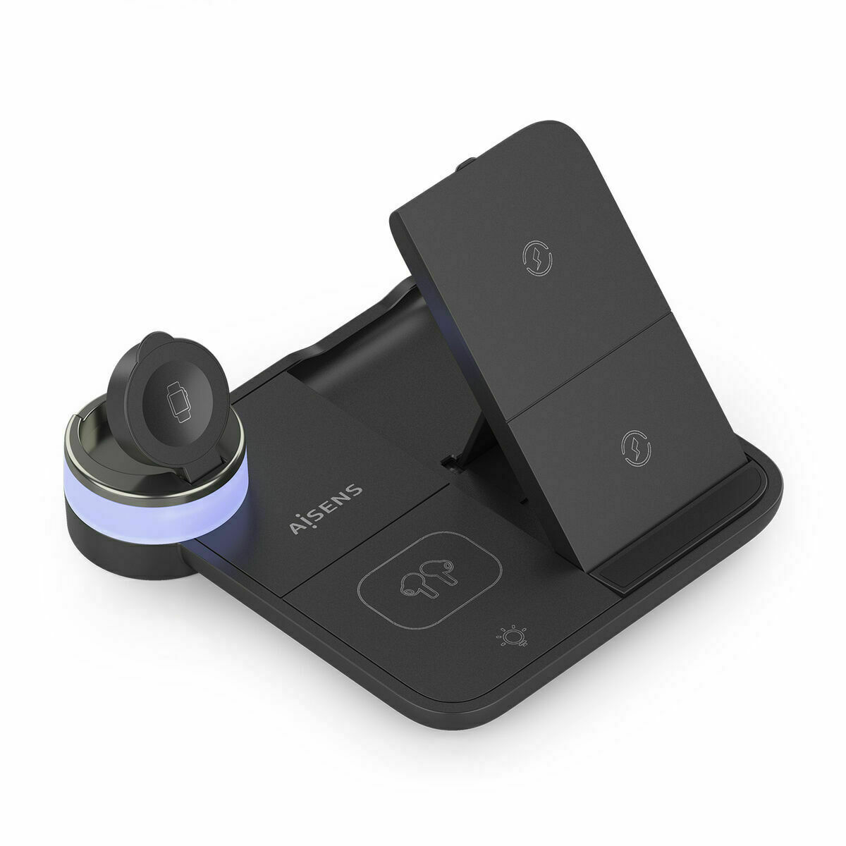 Încărcător Fără Fir Aisens 4IN1 15WACCS Negru 15 W 50 W
