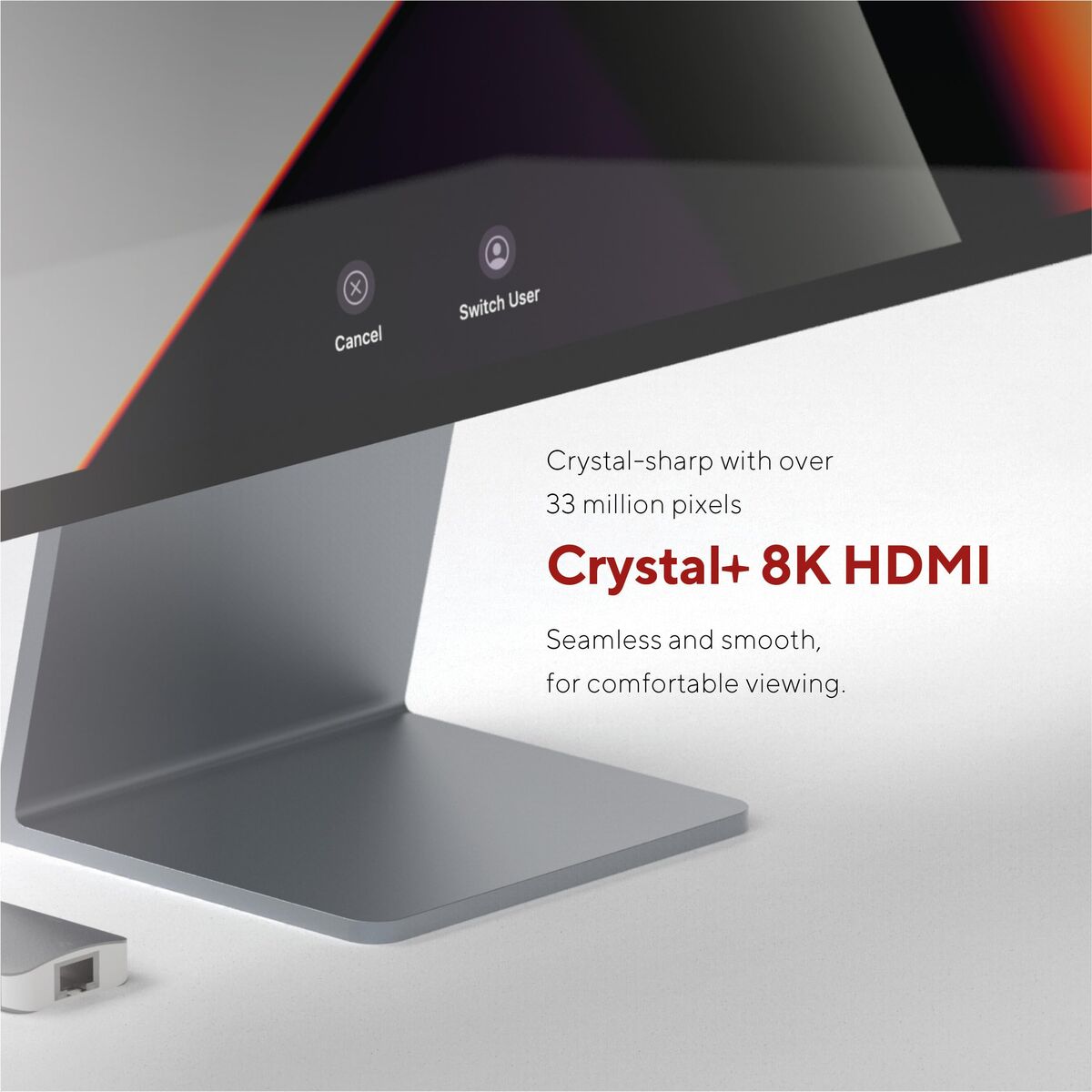 Hub USB Linq Byelements LQ49081PS Alb Gri