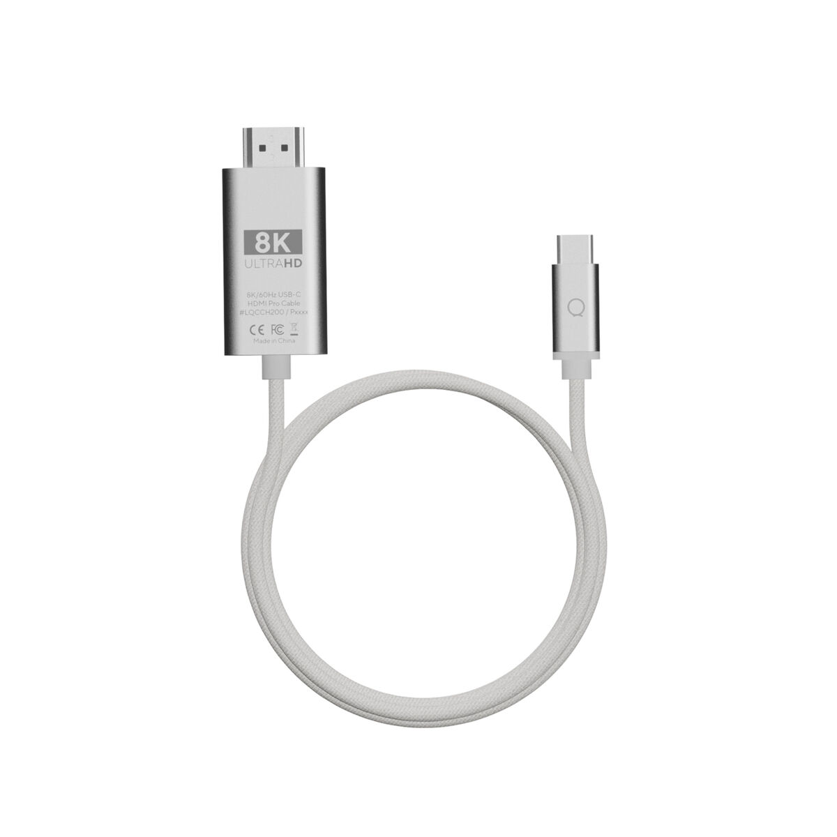 Cablu USB Linq Byelements LQCCH200 Gri 2 m