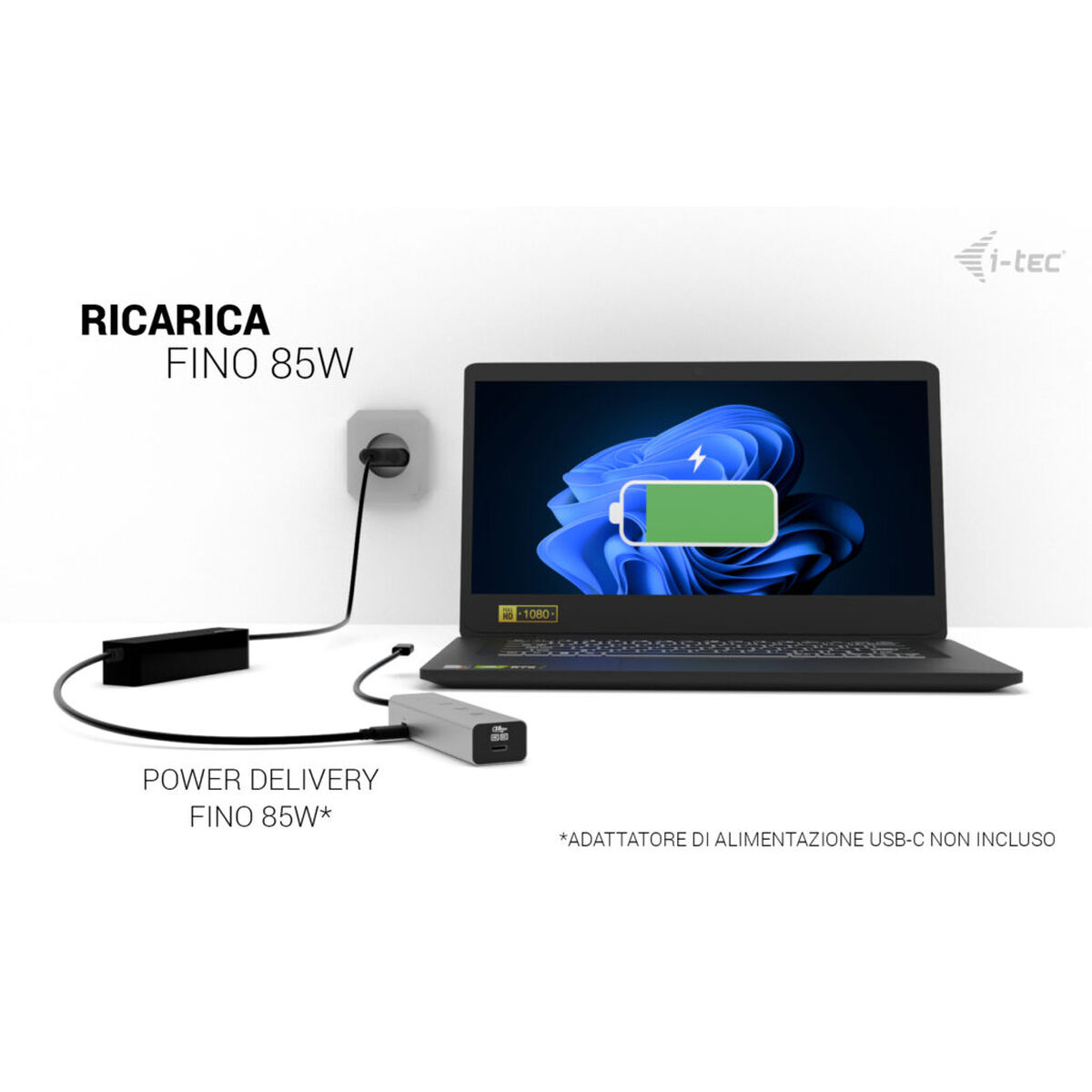 Hub USB i-Tec C31HUBMETAL8KPDPRO Argintiu