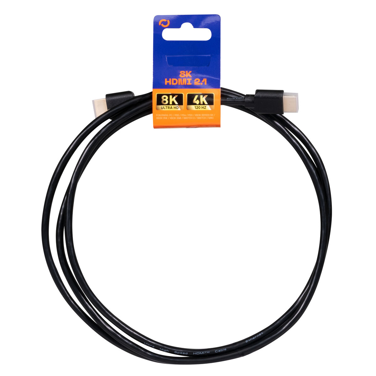 Cablu HDMI FR-TEC BL9002 2 m Negru Aur