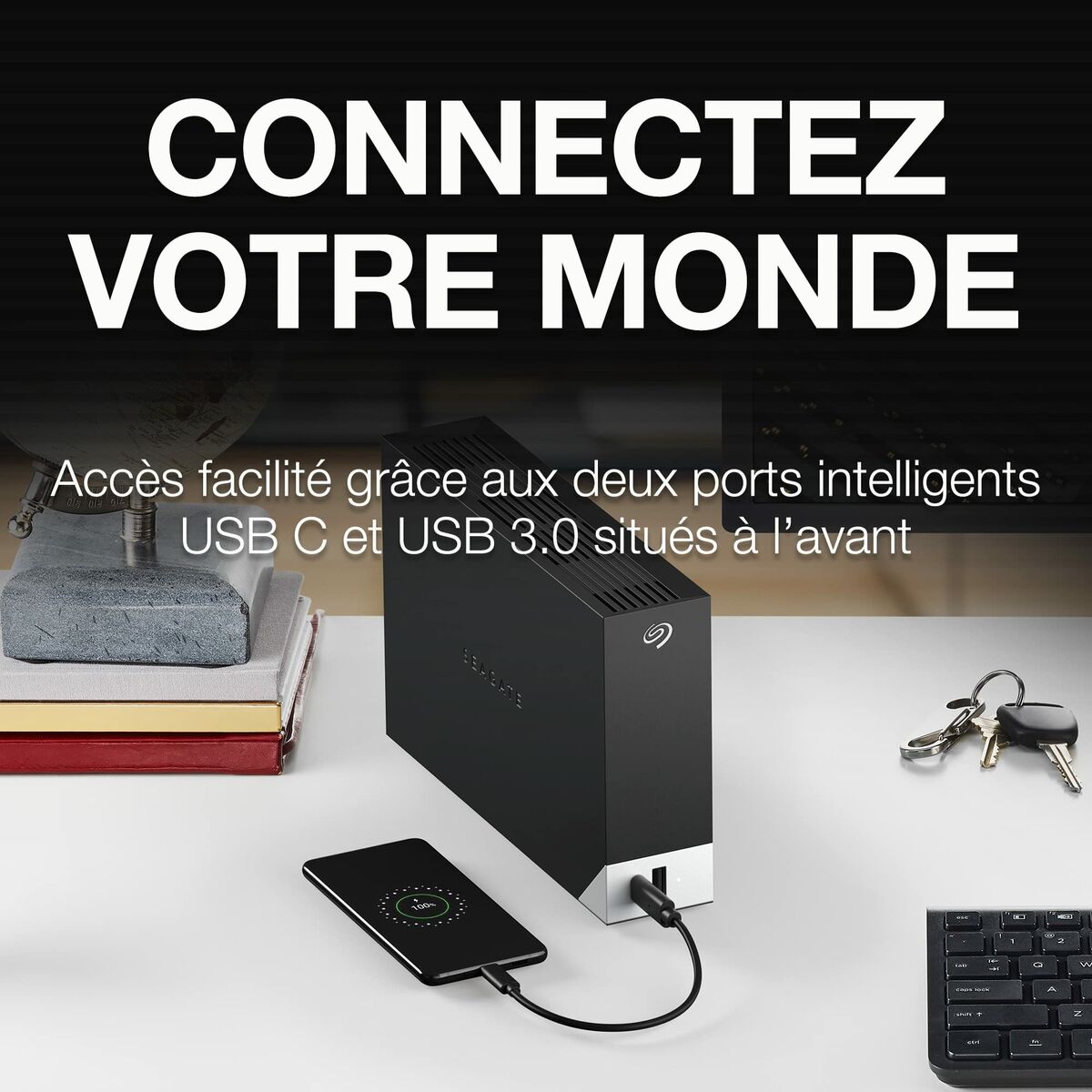 Hard disk Extern Seagate STLC20000400 Negru 20 TB