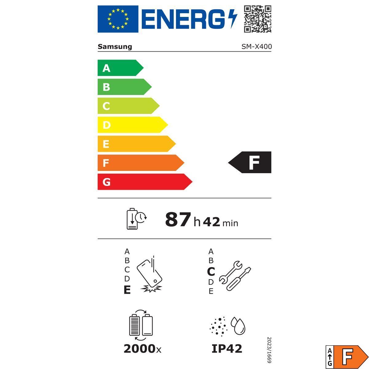 Tabletă Samsung SM-X400NZAREUB 10,9" 6 GB RAM 128 GB Gri