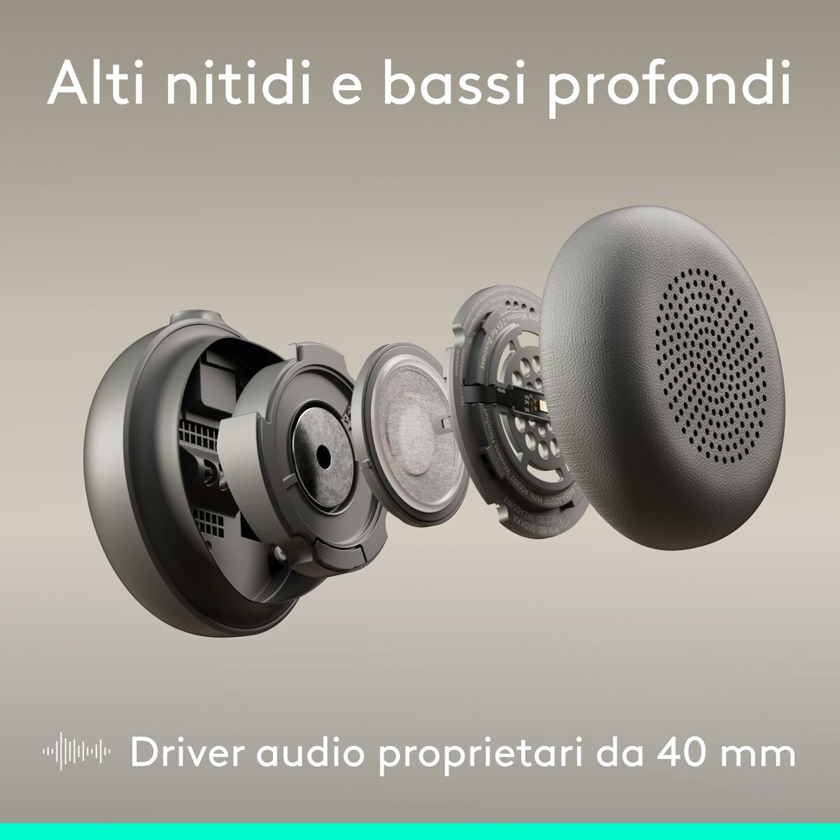 Căști Logitech 981-001493 Grafit