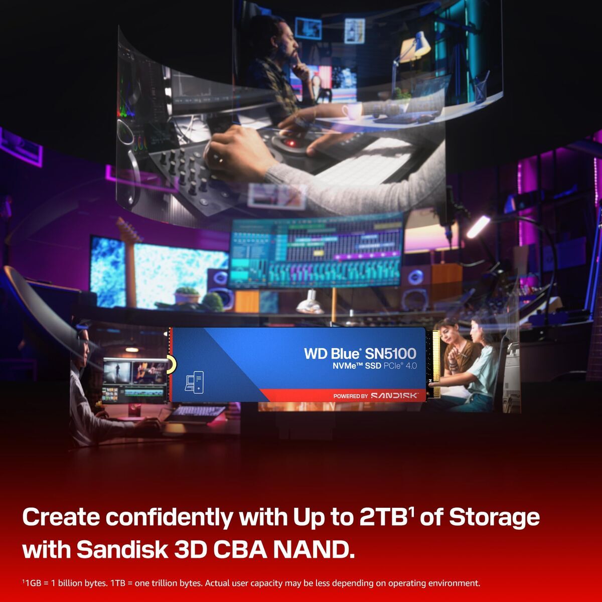 Hard Disk Western Digital WDS400T5B0E-00CPE0 4 TB SSD