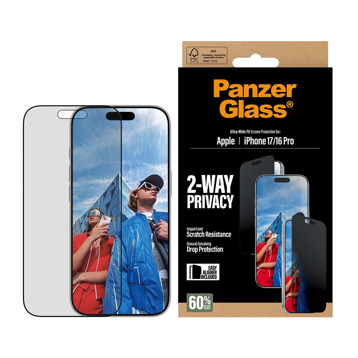 Husă pentru Mobil Panzer Glass PG93414 Apple