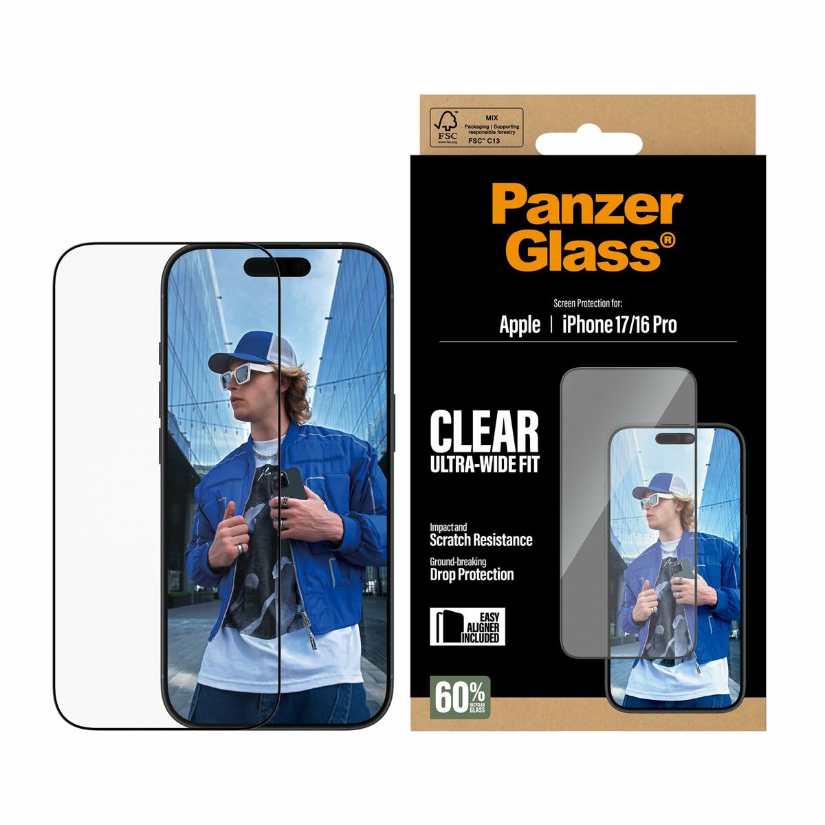 Husă pentru Mobil Panzer Glass PG25586 Apple