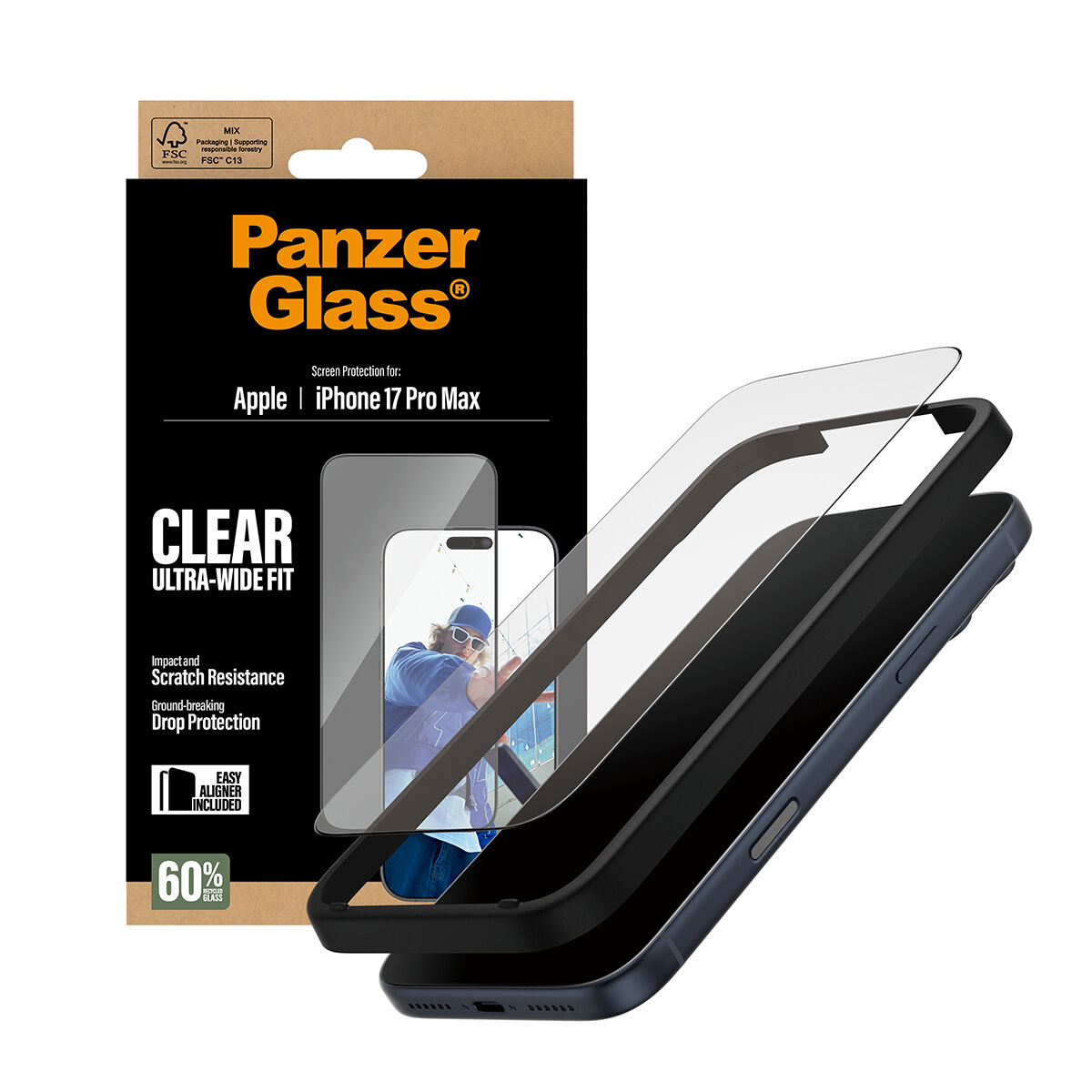 Membrană de Protecție pentru Ecran Panzer Glass PG66497 Apple iPhone 17 Pro Max