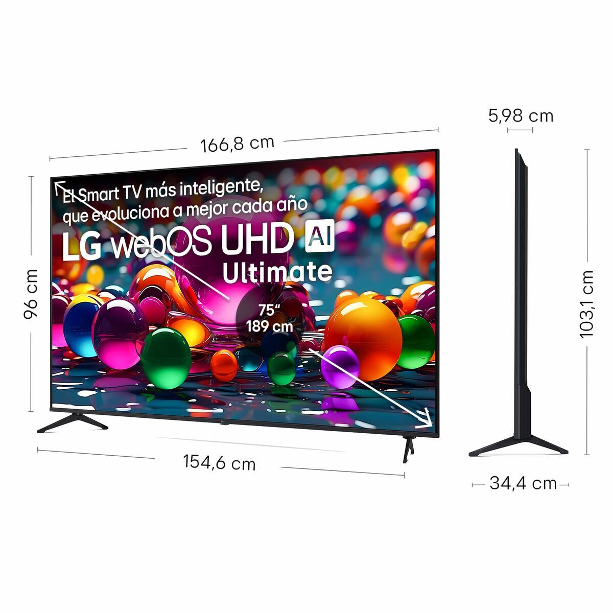 Smart TV LG 75UA75006LA.AEUQ 4K Ultra HD 75" LED