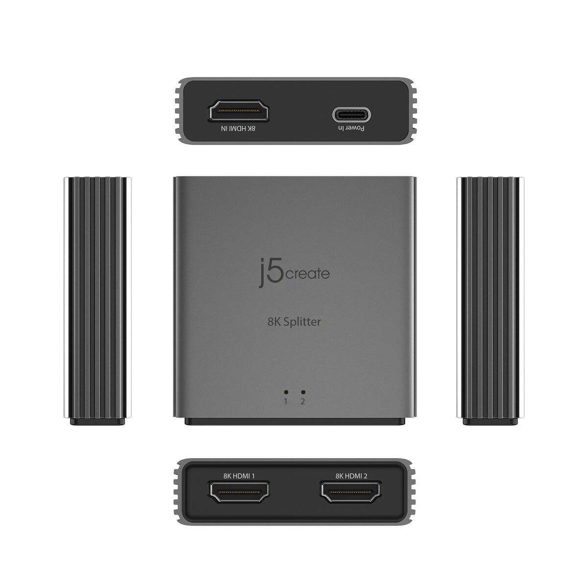 Cablu USB j5create JDSH812-N Gri