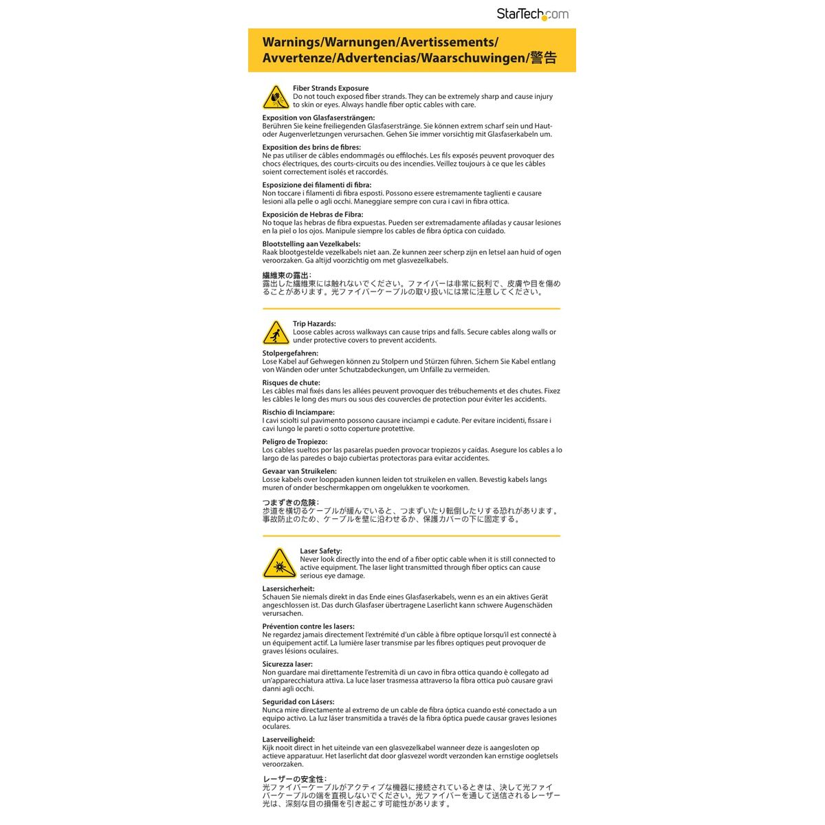 Cablu de Rețea Rigid UTP Categoria 6 Startech HKLP7505B Negru