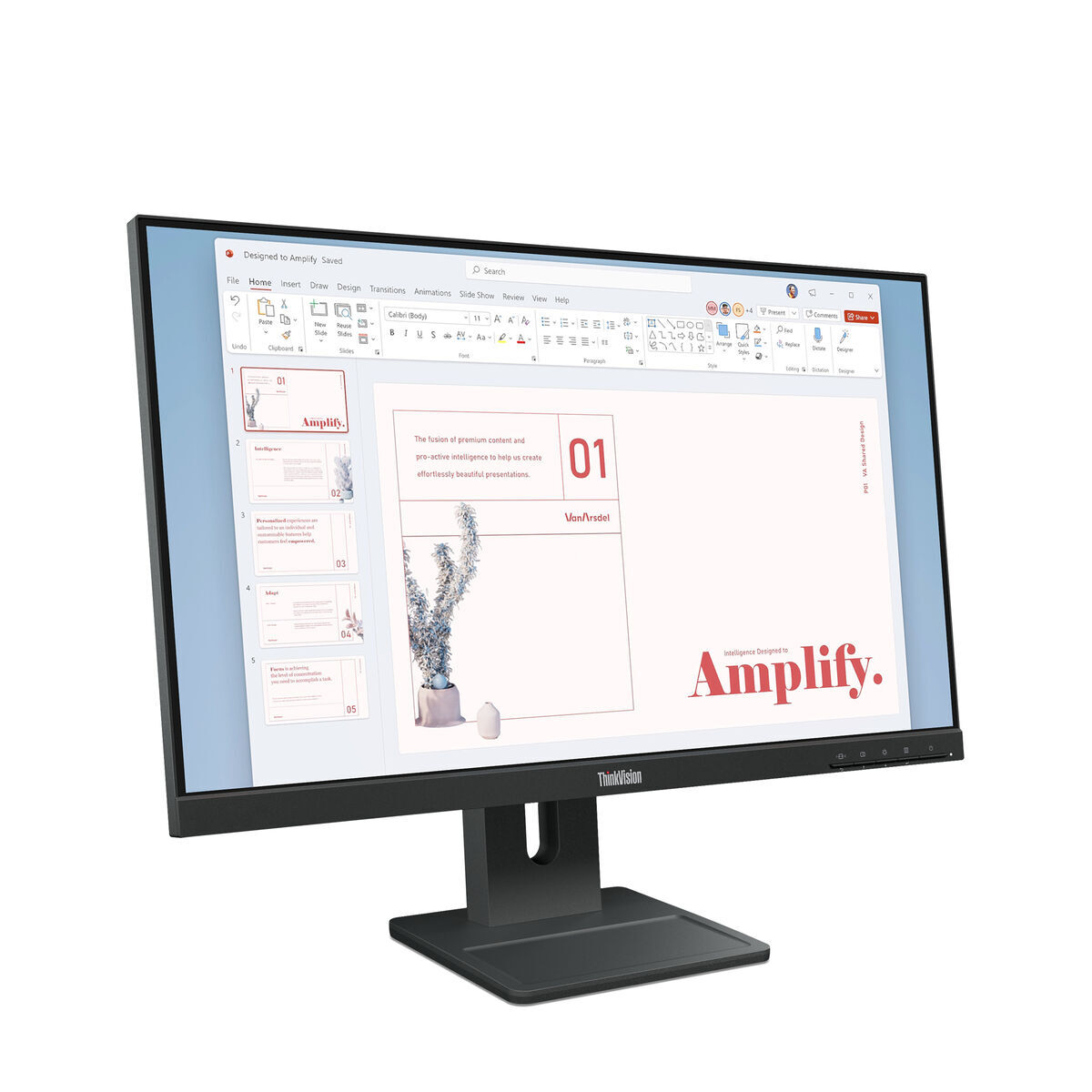 Monitor Lenovo 64BAMAT1EU 23,8" 22" Full HD LCD