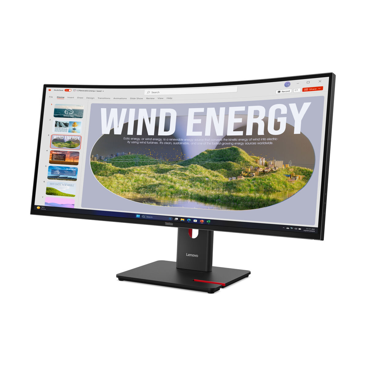 Monitor Lenovo 64AEGAT1EU 34" Wide Quad HD