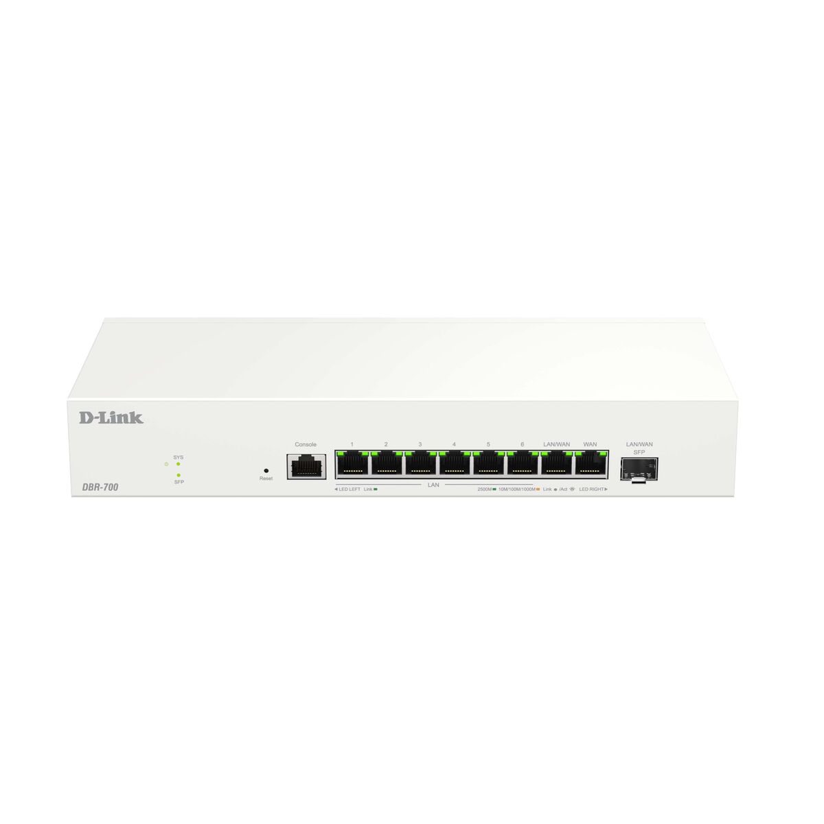 Router D-Link DBR-700 Alb 8 Ethernet LAN