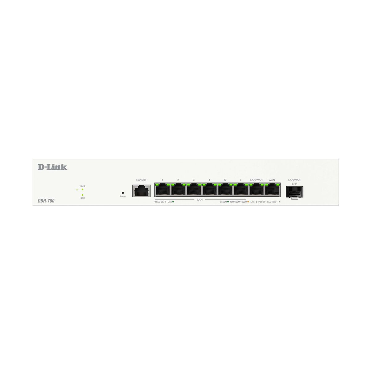 Router D-Link DBR-700 Alb 8 Ethernet LAN