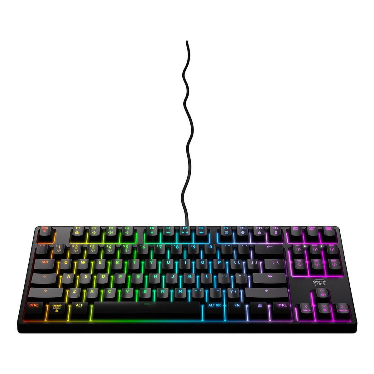 Tastatură Cherry CX-K4V2-RGB-TKL-R-ES Negru Spaniolă QWERTY