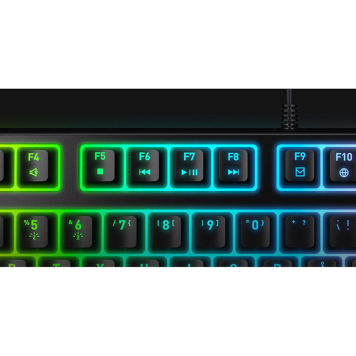 Tastatură Cherry CX-K4V2-RGB-TKL-R-ES Negru Spaniolă QWERTY