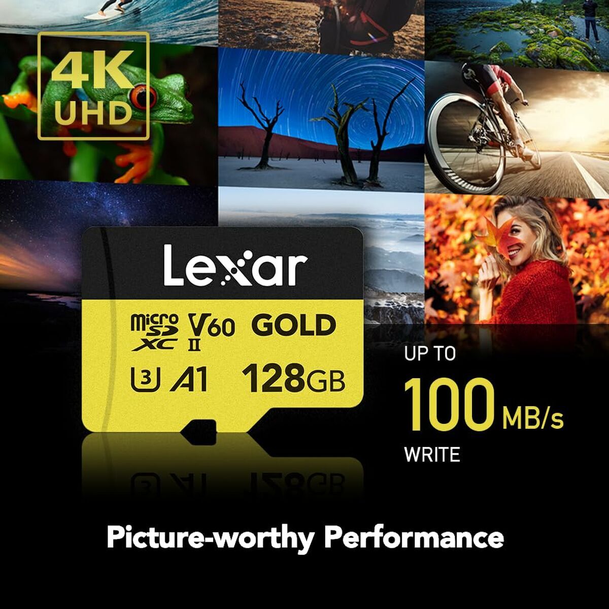 Card de Memorie SD Lexar LMSGOLD128G-BNNNG 128 GB