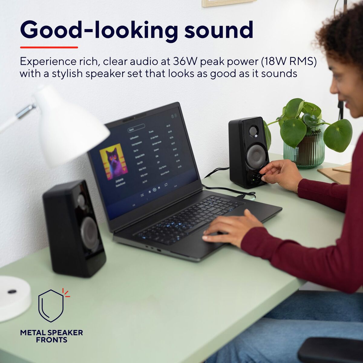 Difuzoare PC Trust Tytan Negru 18 W 4 W 36 W