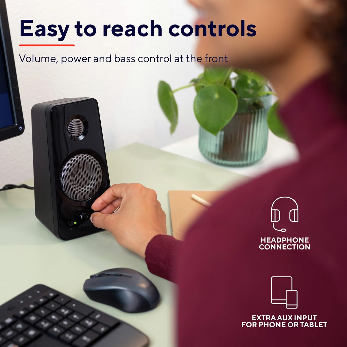 Difuzoare PC Trust Tytan Negru 18 W 4 W 36 W